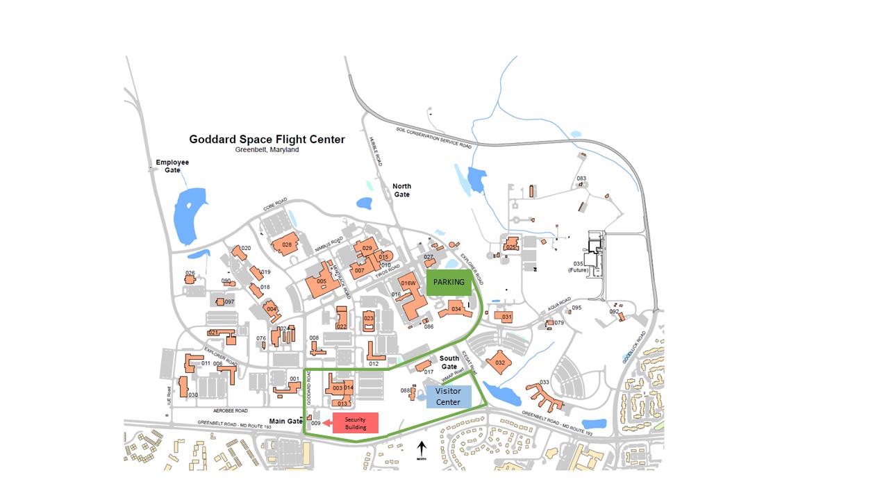 Goddard Space Flight Center Campus Map